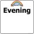 Trug-Lid EVENING Label