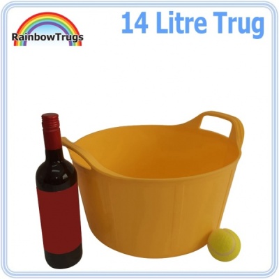 14 Litre Rainbow Trug - BUTTERCUP YELLOW