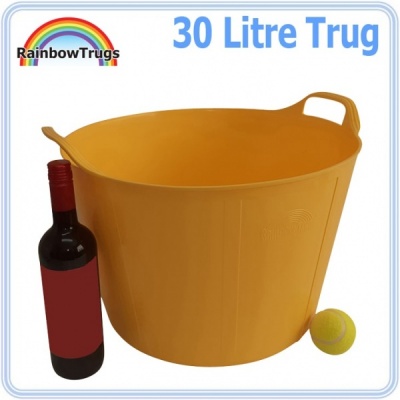 30 Litre Rainbow Trug - BUTTERCUP YELLOW