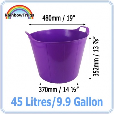 45 Litre Rainbow Trug - BUTTERCUP YELLOW