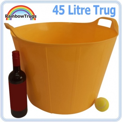 45 Litre Rainbow Trug - BUTTERCUP YELLOW