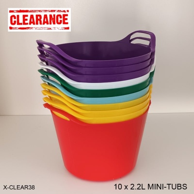 2.2L Mini-Tubs™ - Pack of 10 (Slight Seconds)
