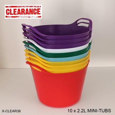 2.2L Mini-Tubs - Pack of 10 (Slight Seconds)