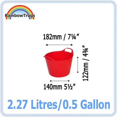 2.2 Litre Rainbow Mini-Tub - DUCK EGG BLUE