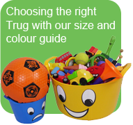 Rainbow Trugs size and colour guide